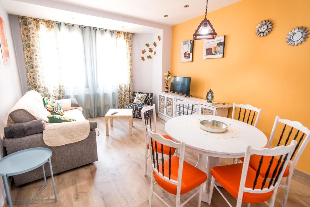Posezení v ubytování Apartamento Las Suertes