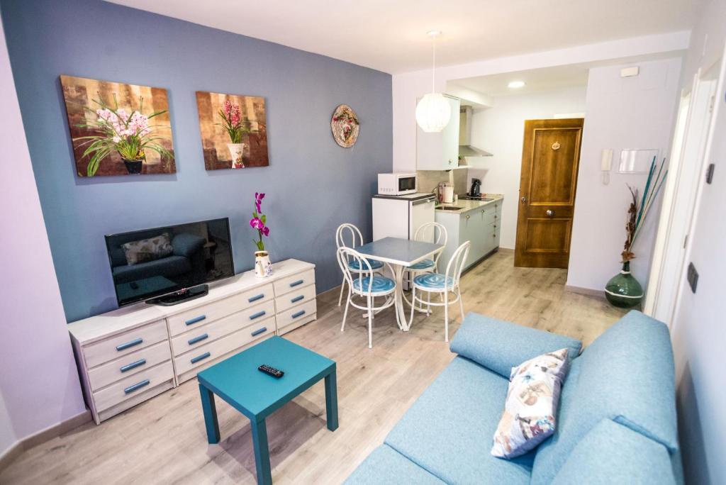 Kuchyň nebo kuchyňský kout v ubytování Apartamento Las Suertes