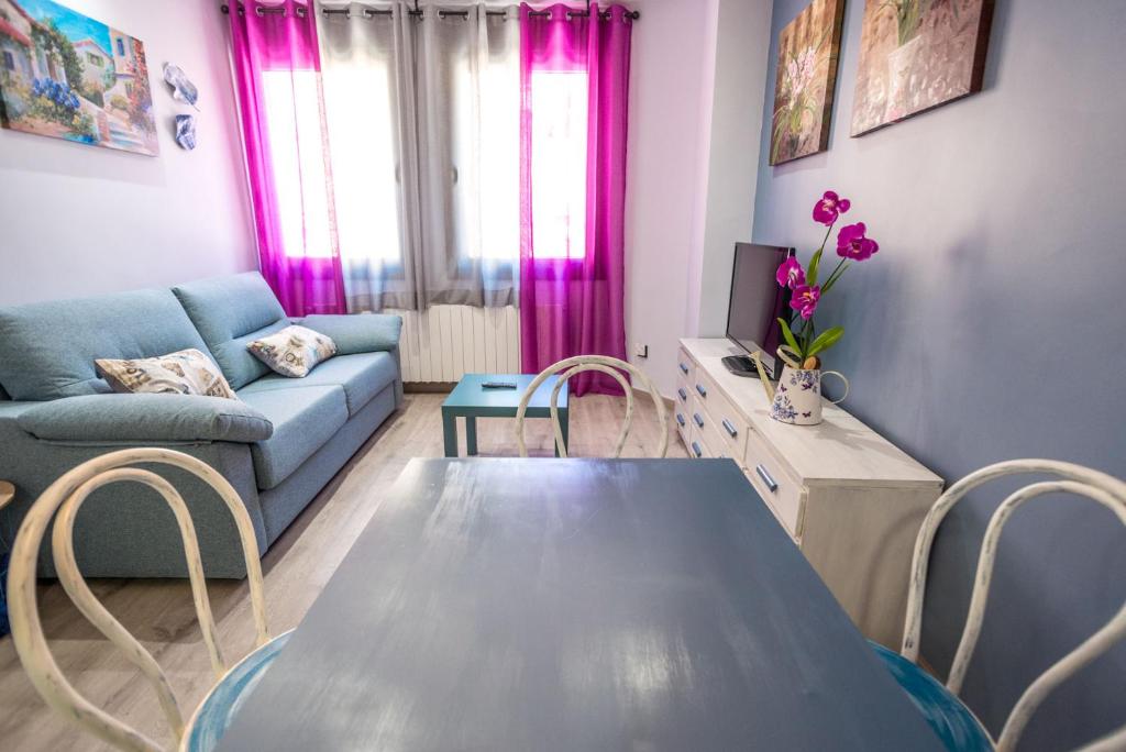 Posezení v ubytování Apartamento Las Suertes