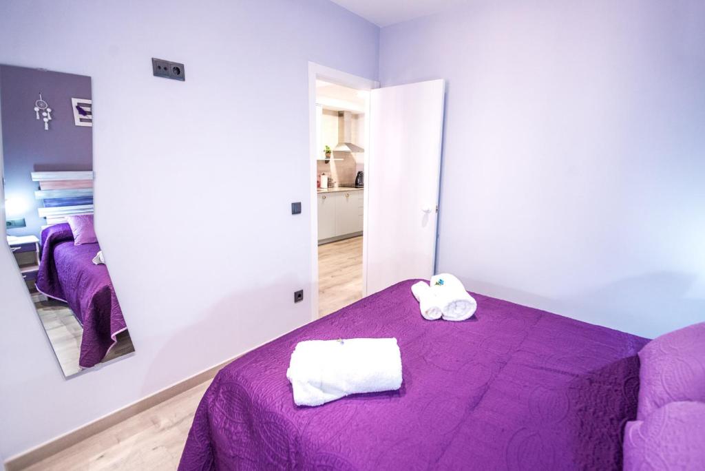 Postel nebo postele na pokoji v ubytování Apartamento Las Suertes