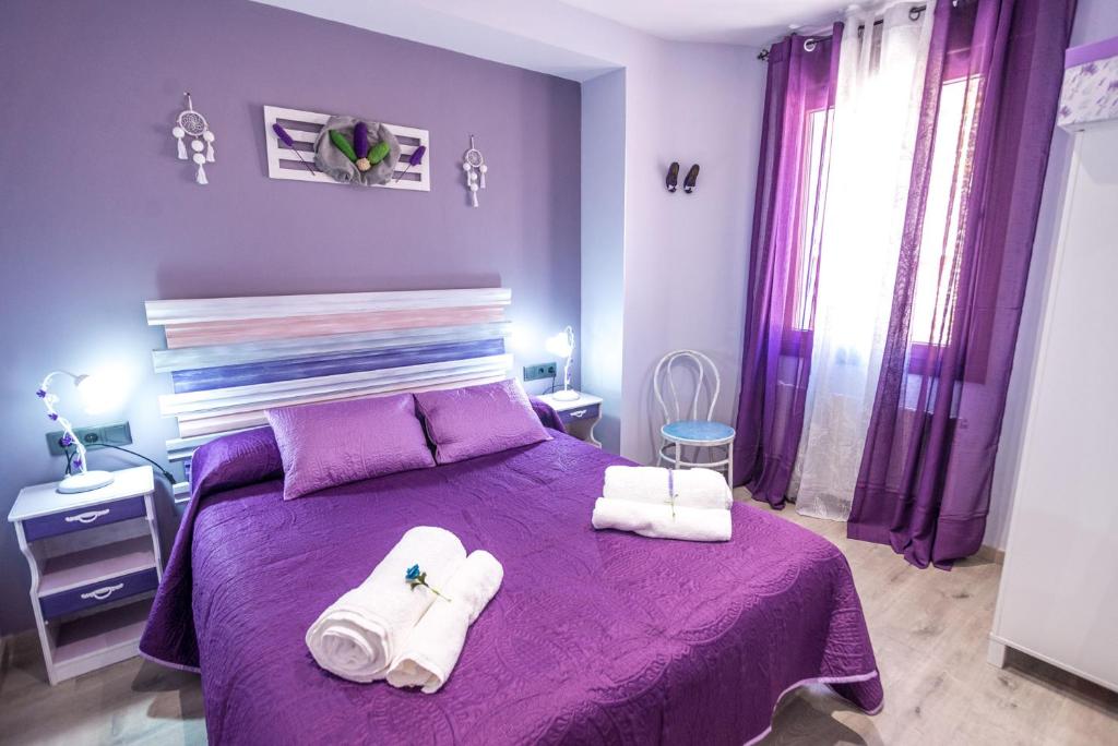 Postel nebo postele na pokoji v ubytování Apartamento Las Suertes