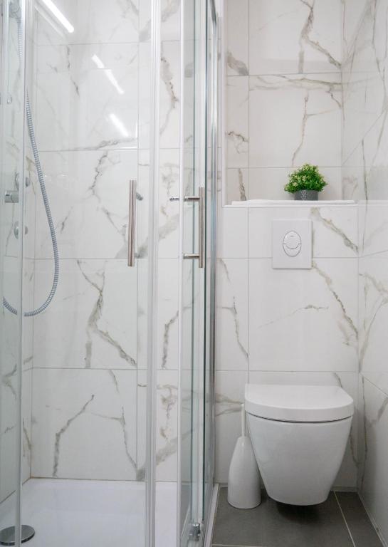 Kúpeľňa v ubytovaní Hotel Vienna
