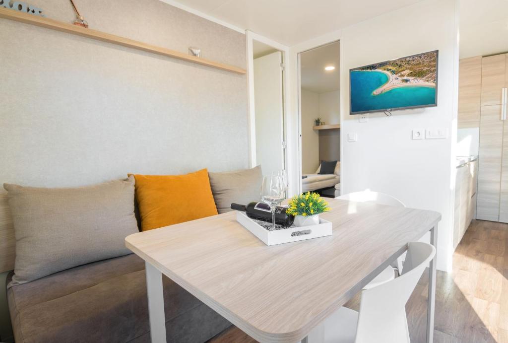 Posezení v ubytování Apartments and Mobile Homes Makarska