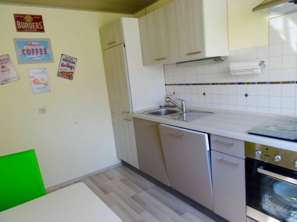 Kuchyň nebo kuchyňský kout v ubytování Ferienwohnung Piller 4 Sterne