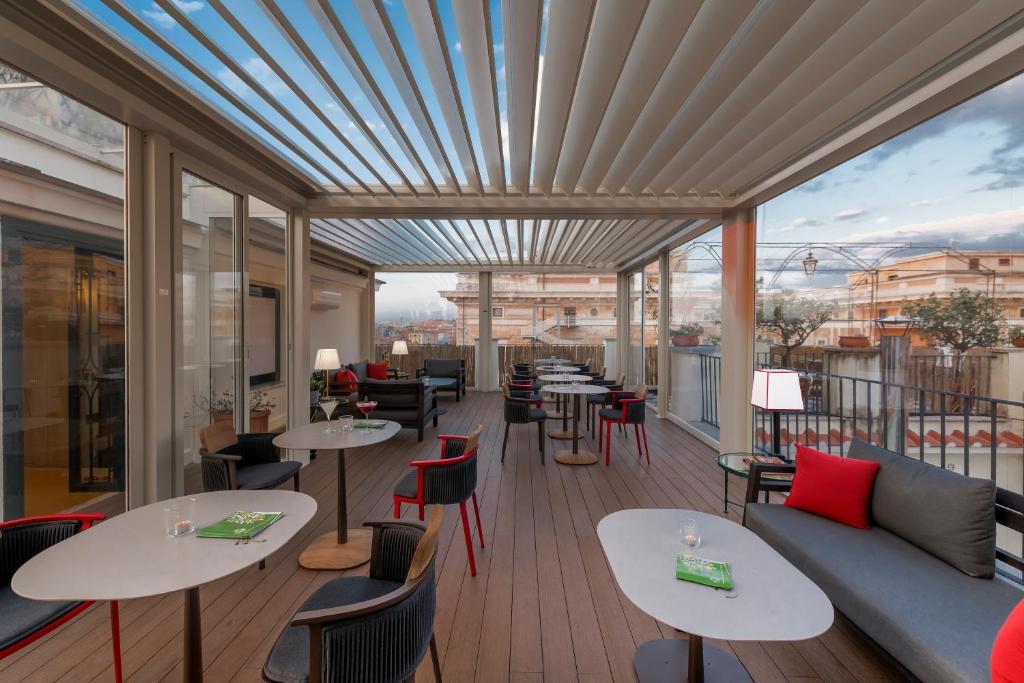 Balkón nebo terasa v ubytování Hotel Nord Nuova Roma