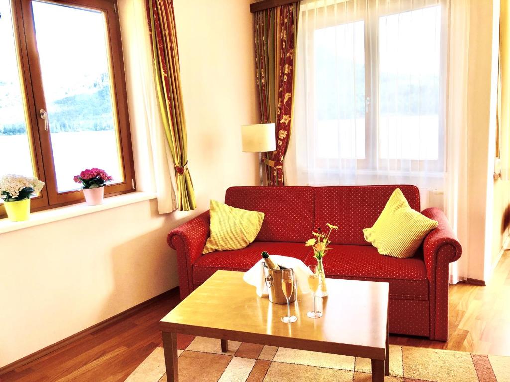 Posezení v ubytování Hotel am See - Seeresidenz