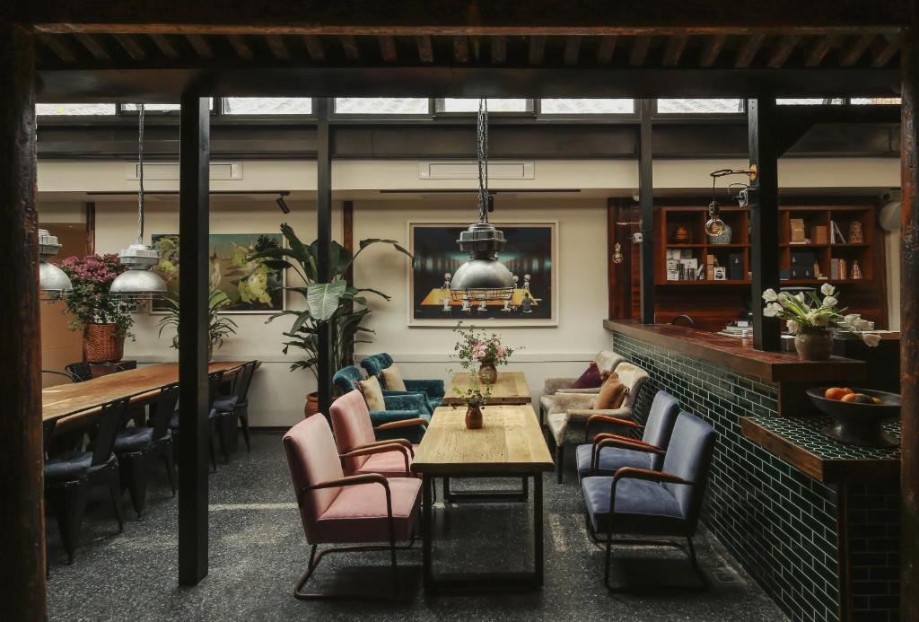 Posezení v ubytování Peking Yard Boutique Hotel