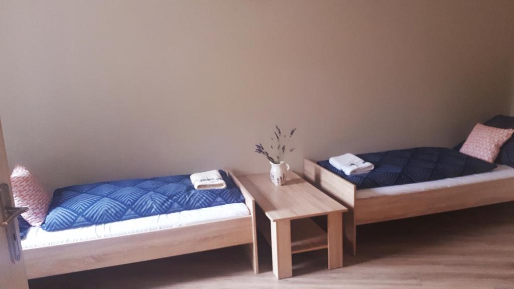 Postel nebo postele na pokoji v ubytování U Józefa