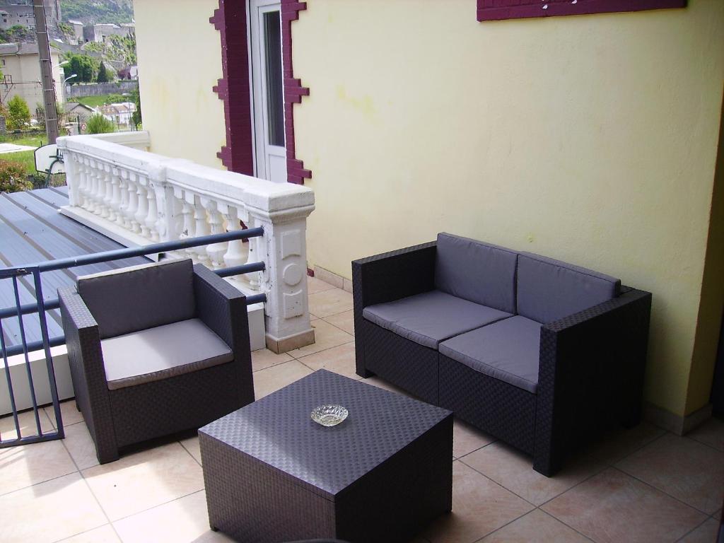 Posezení v ubytování Hôtel du Clos Fleuri