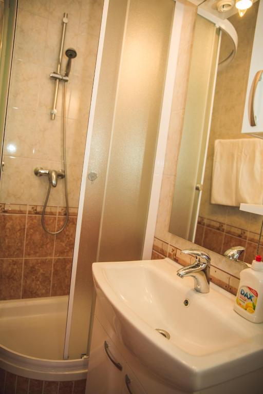 Koupelna v ubytování Guesthouse Marija