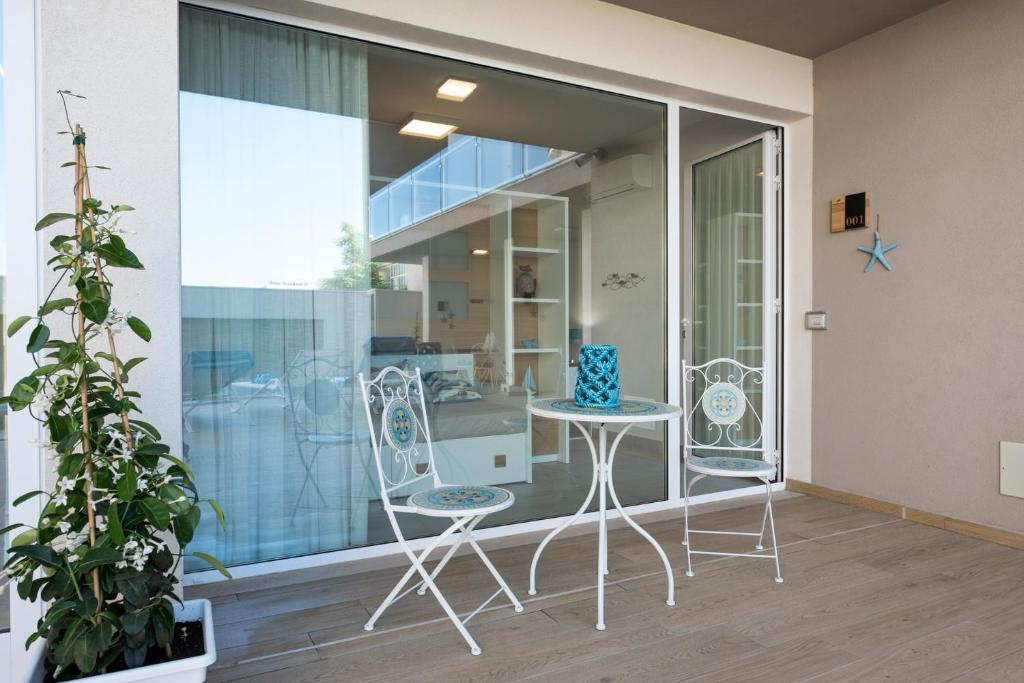 Balkon lub taras w obiekcie Candiano Palace