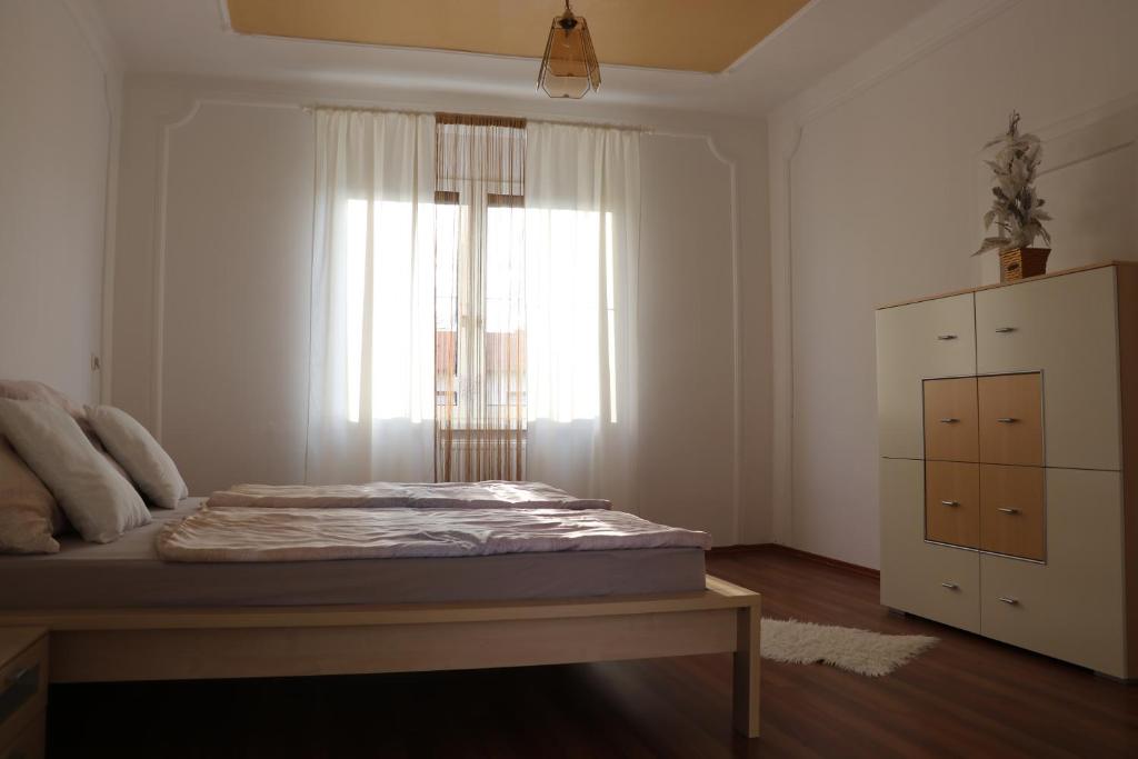 Postel nebo postele na pokoji v ubytování The Lakehouse Villa Neusiedl am See Wienerstraße 8