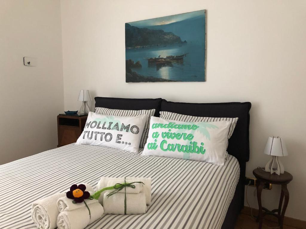 Posteľ alebo postele v izbe v ubytovaní Casetta incantata charme