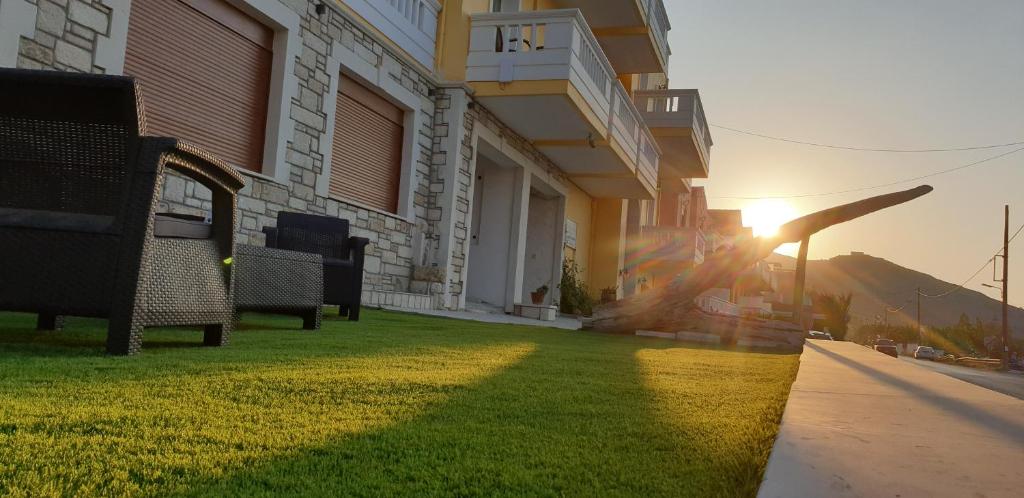 Pohľad na východ alebo západ slnka z apartmánu alebo blízkeho okolia