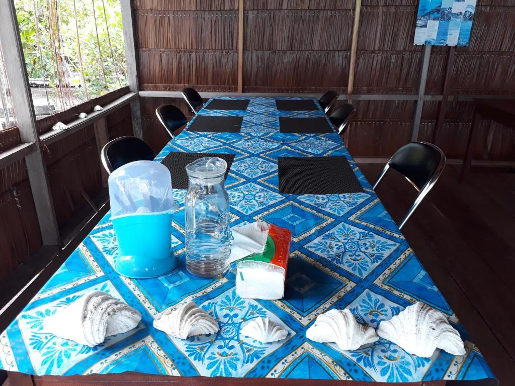 Restaurace v ubytování Turtle Dive Homestay