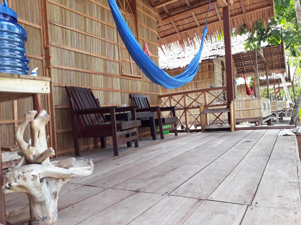 Patio nebo venkovní prostory v ubytování Turtle Dive Homestay