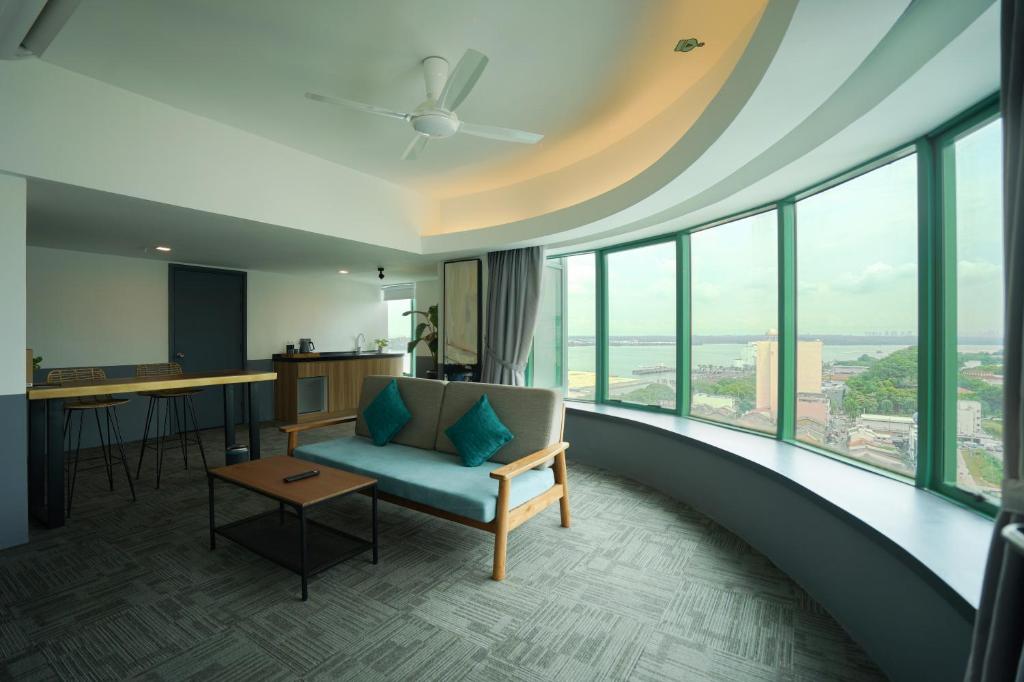 Posezení v ubytování Z HOTEL