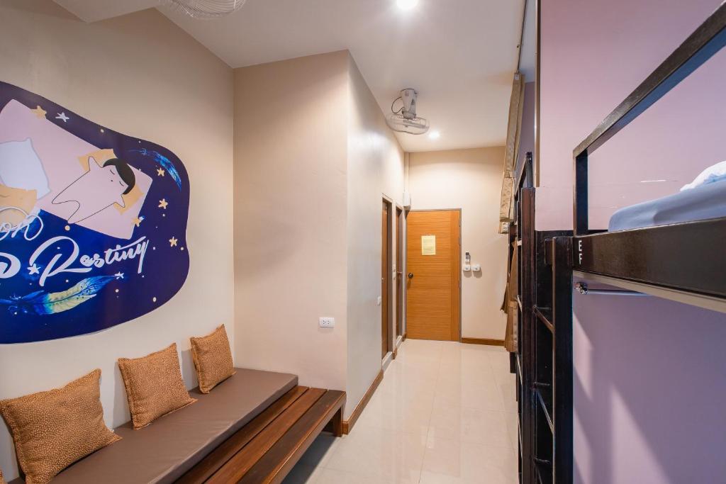 Posezení v ubytování Restiny Hostel
