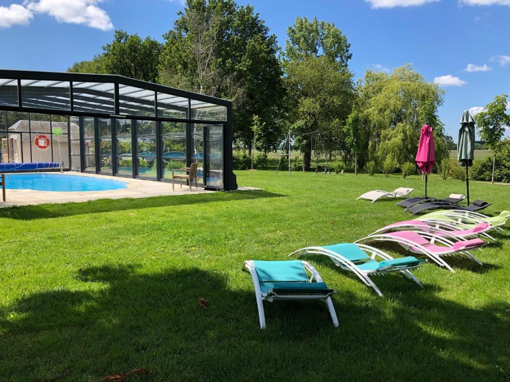 Piscine de l'établissement Clos de La Richaudière ou située à proximité