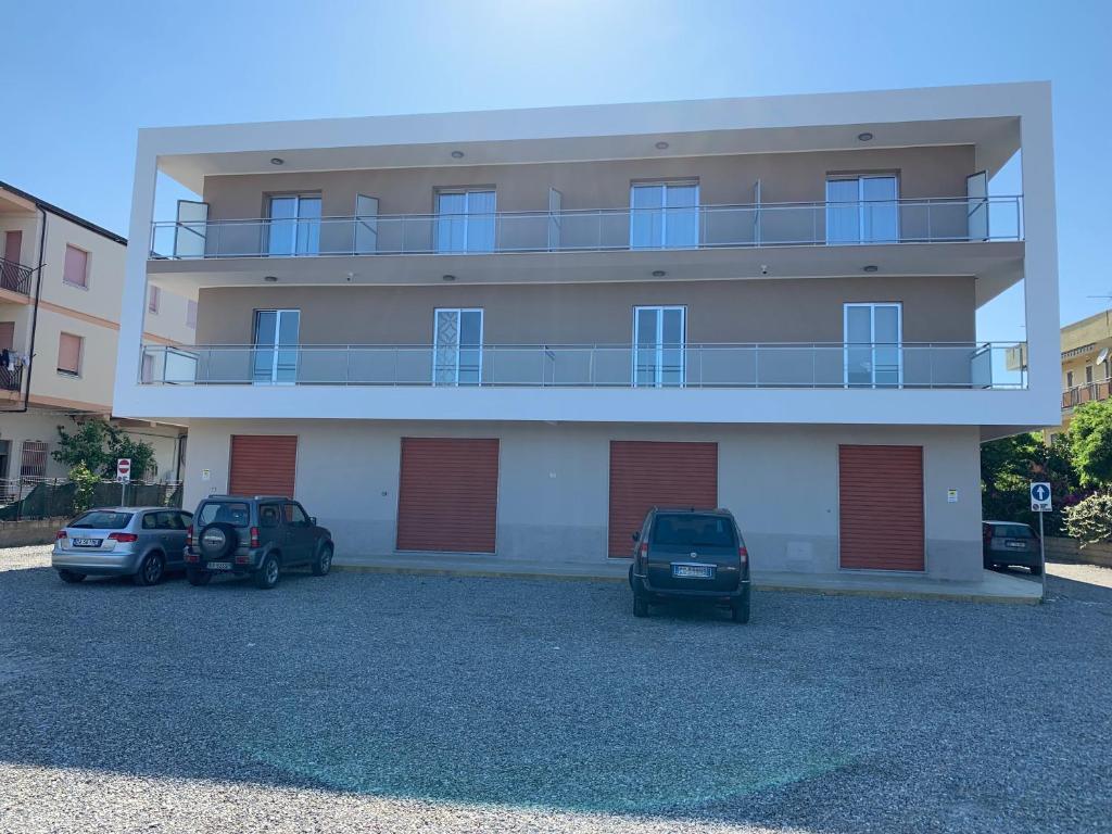 Budova, kde se aparthotel nachází