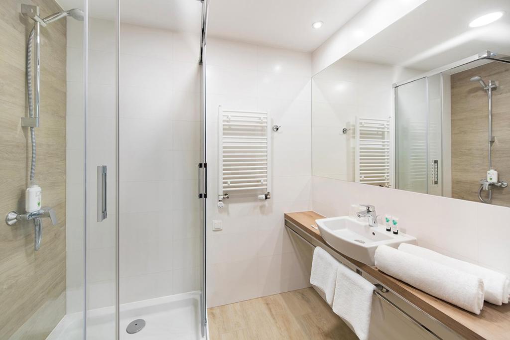 Koupelna v ubytování Z-Hotel Business & Spa