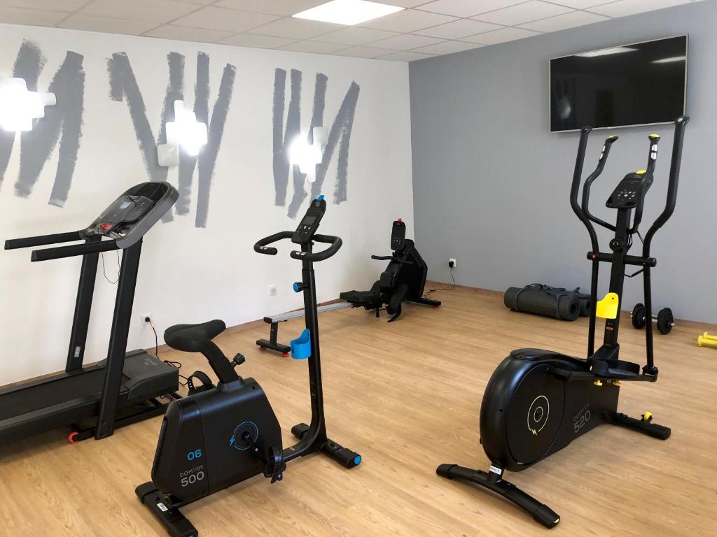 Fitness centrum a/nebo fitness zařízení v ubytování ibis Styles Roanne Centre Gare