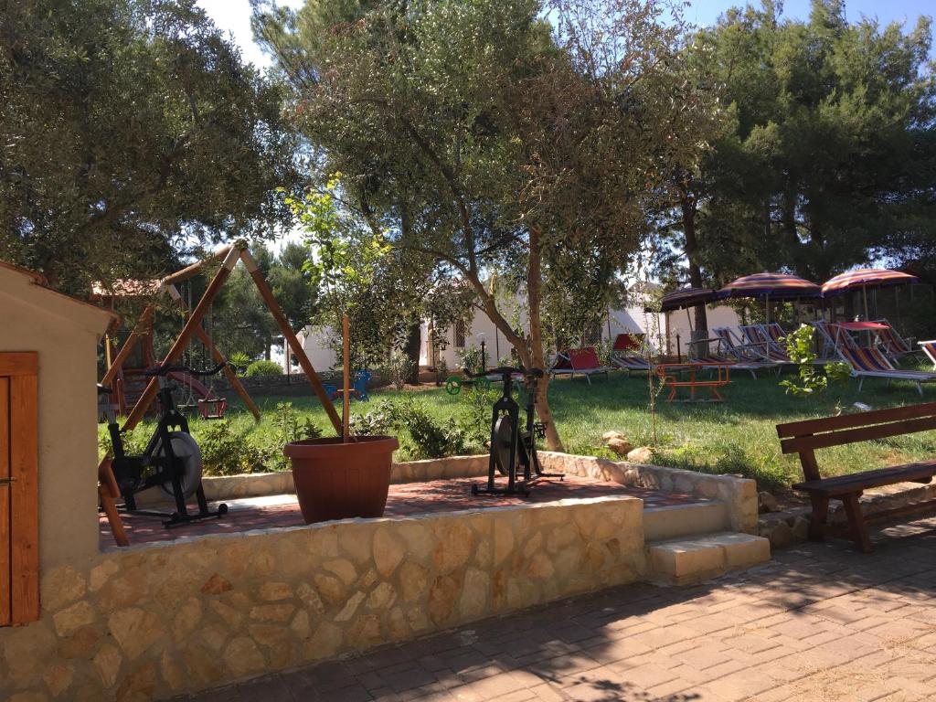 Zahrada ubytování B&B Villa Carla