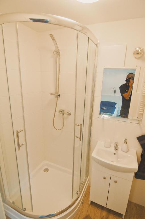 Koupelna v ubytování APARTHOTEL VÍTKOVICE