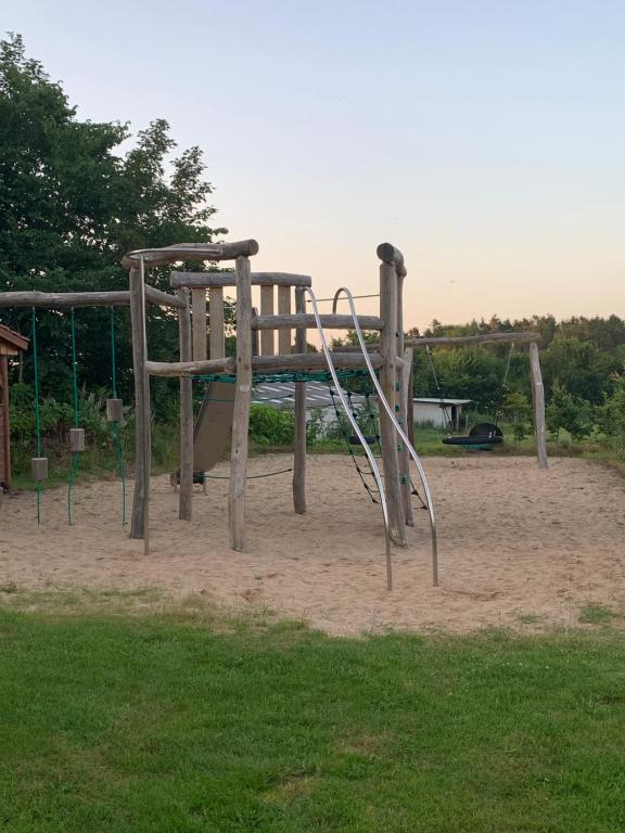 Herní místnost nebo prostor pro děti v ubytování Billund Farm Holiday
