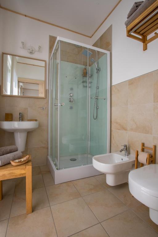 Koupelna v ubytování Bio B&B Vivere la Vita