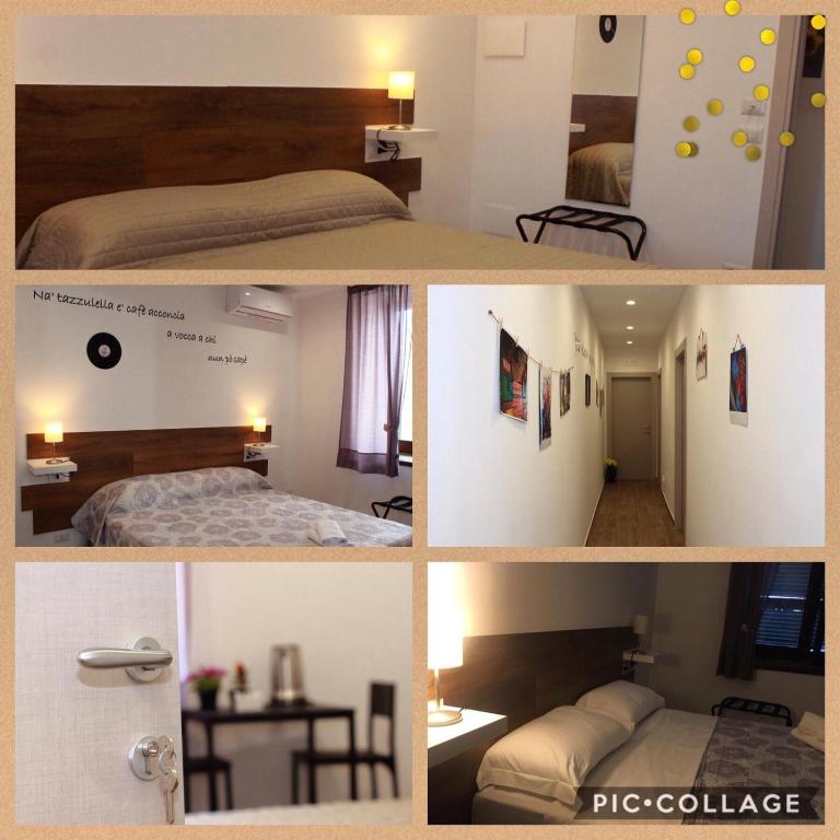 Posteľ alebo postele v izbe v ubytovaní B&B Allerìa Pozzuoli