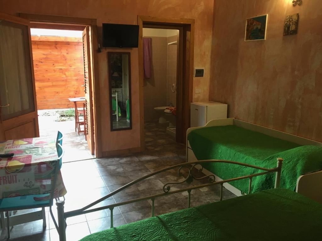 Posezení v ubytování B&B Villa Carla