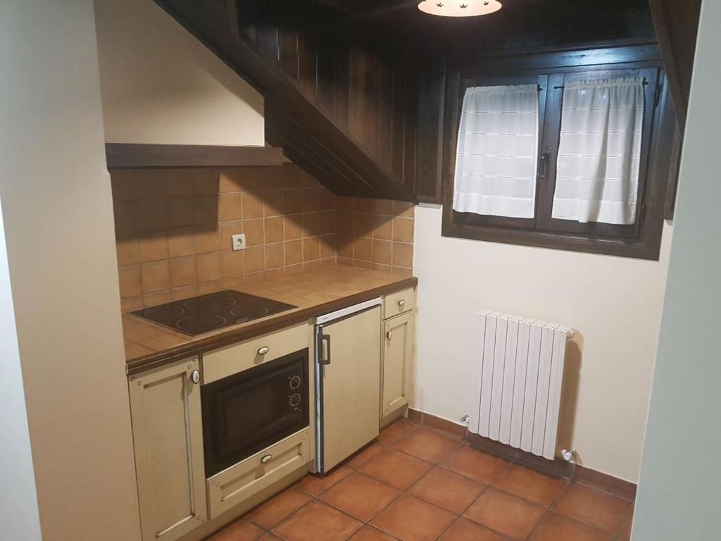 Kuchyň nebo kuchyňský kout v ubytování Apartamentos Casa Alcaire