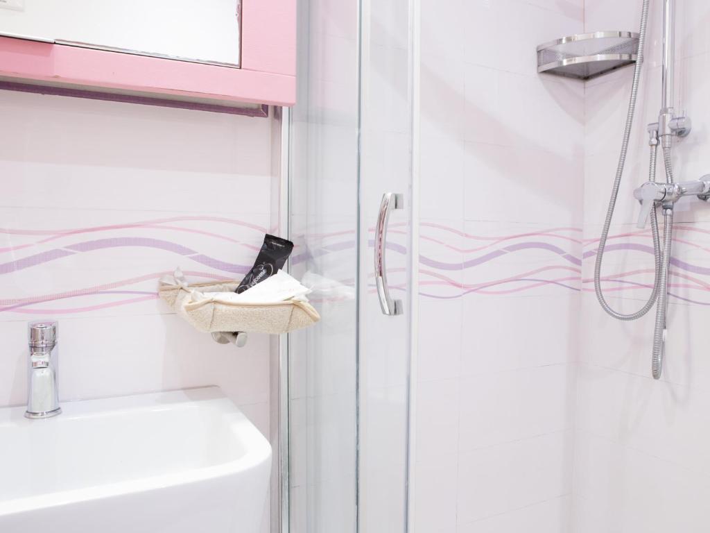 Koupelna v ubytování I Coralli rooms & apartments