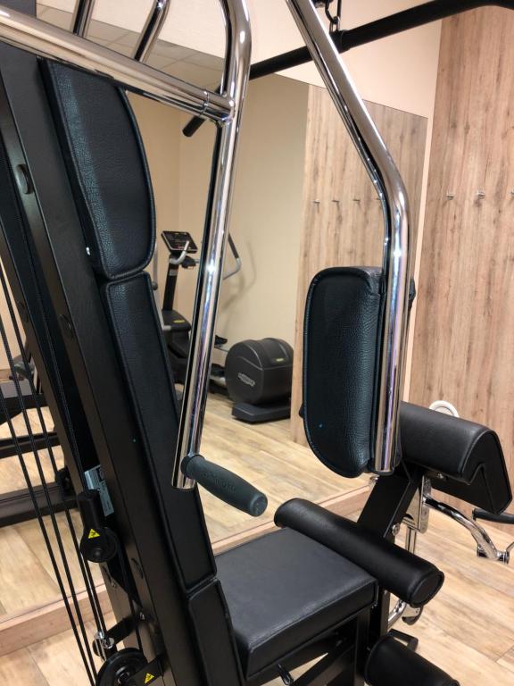 Fitness centrum a/nebo fitness zařízení v ubytování Der Seehof