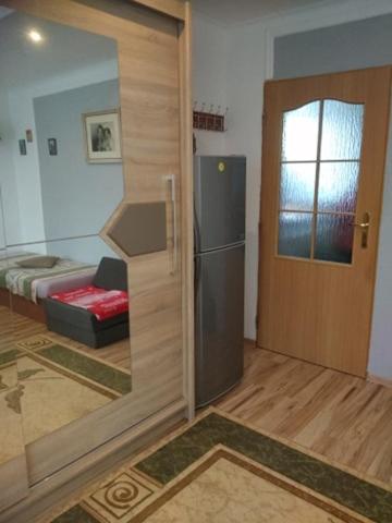 Postel nebo postele na pokoji v ubytování Ubytovanie u Vlasty