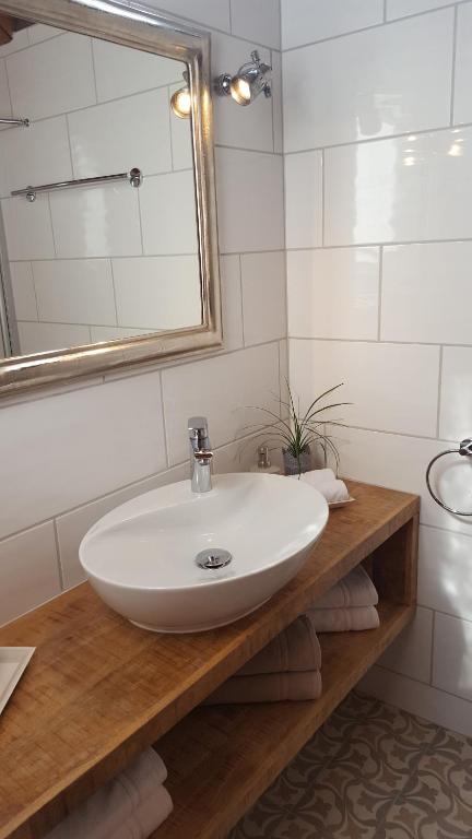 Vannituba majutusasutuses Ferienwohnung Ankerplatz