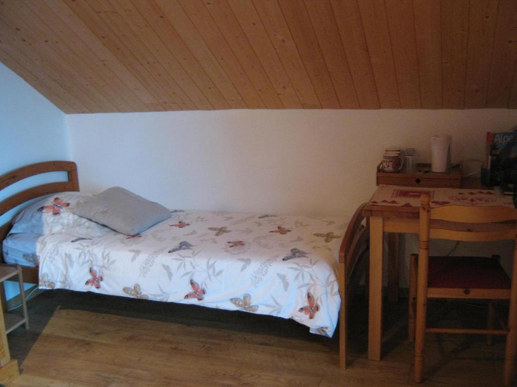 Postel nebo postele na pokoji v ubytování Le Petit Randonneur