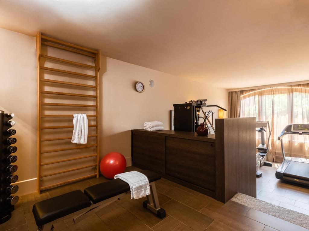 Fitness centrum a/nebo fitness zařízení v ubytování Casa Munfrà