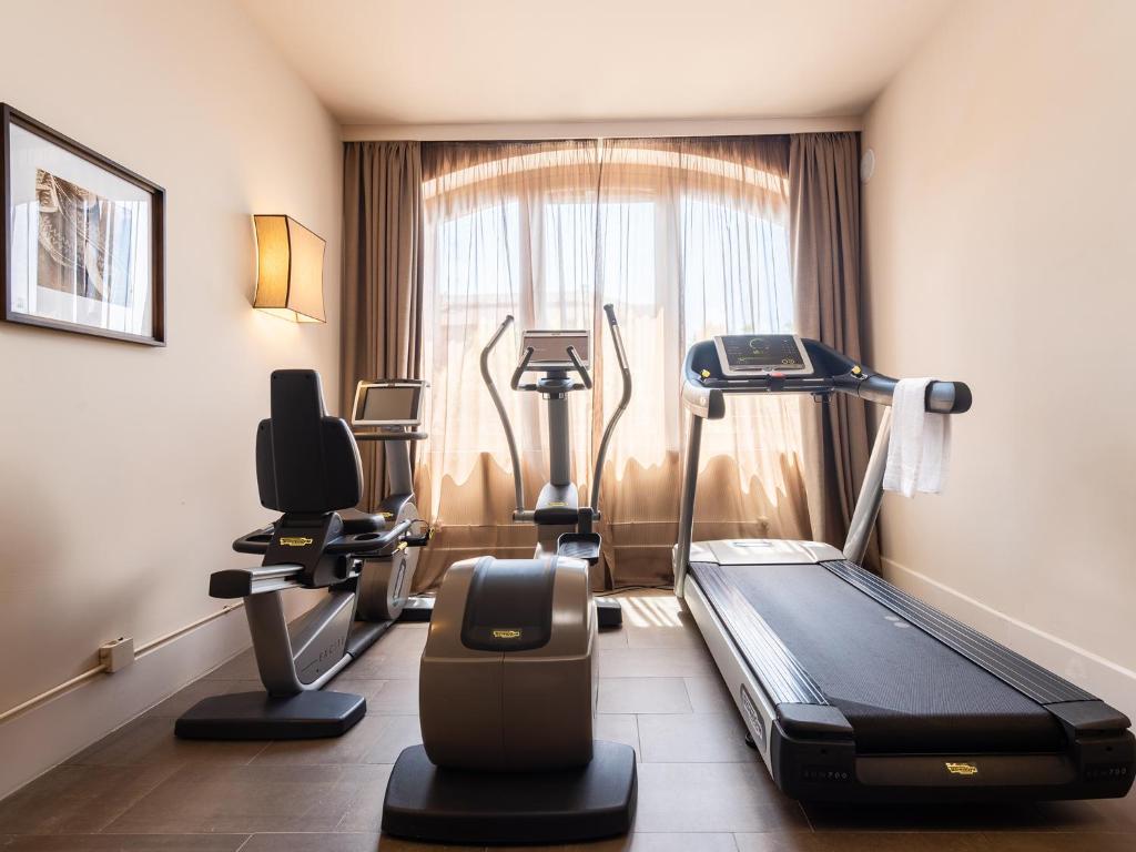 Fitness centrum a/nebo fitness zařízení v ubytování Casa Munfrà
