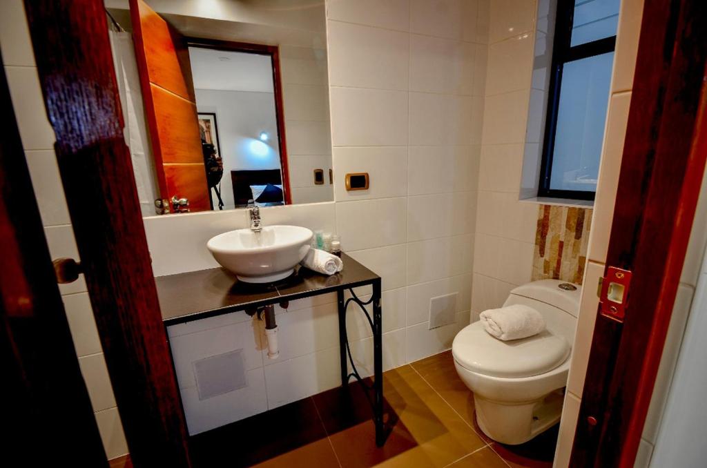Koupelna v ubytování Ankawa Hotel Boutique