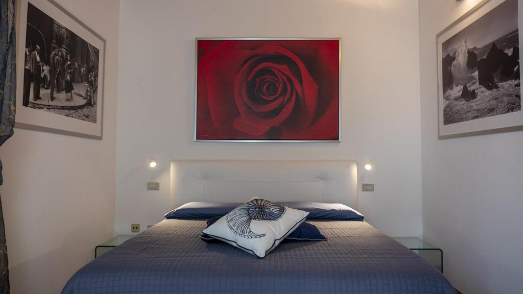Postel nebo postele na pokoji v ubytování Villa Matildis