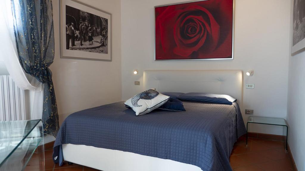 Postel nebo postele na pokoji v ubytování Villa Matildis