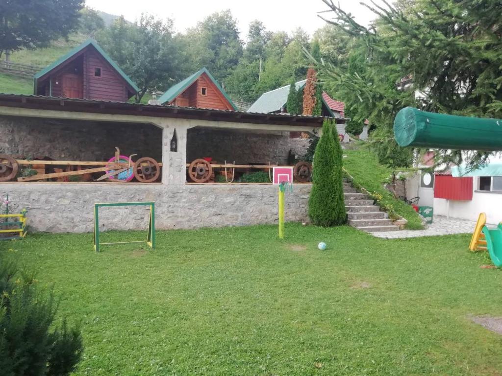 Zahrada ubytování Bungalovi Vukovic