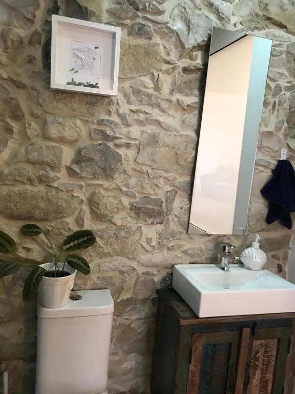 Koupelna v ubytování Casa das Raposas