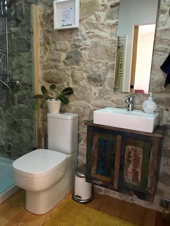 Koupelna v ubytování Casa das Raposas