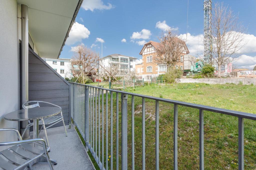Balkón nebo terasa v ubytování Anstatthotel Hochdorf - self-check-in