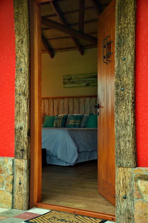 Postel nebo postele na pokoji v ubytování CABAÑA LA TOSCANA