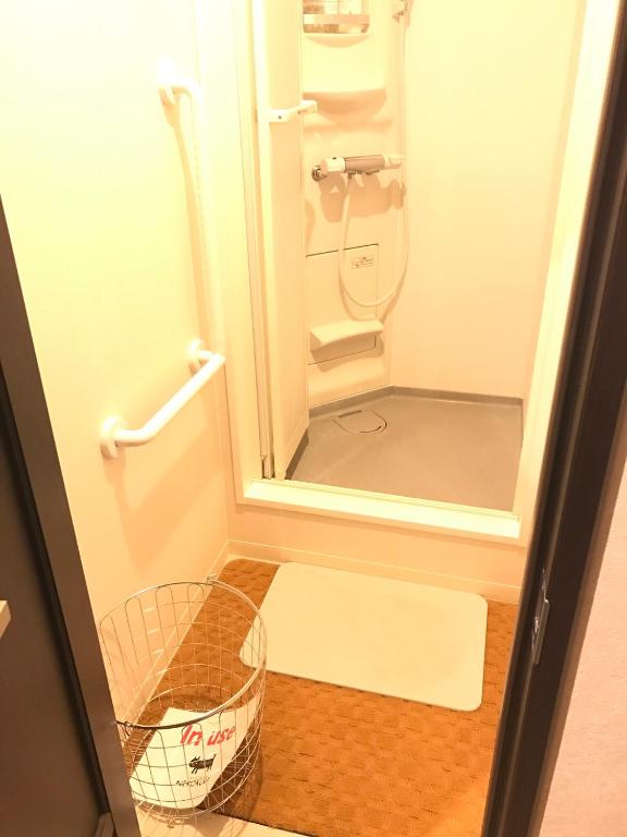 Koupelna v ubytování Nekokura Hostel