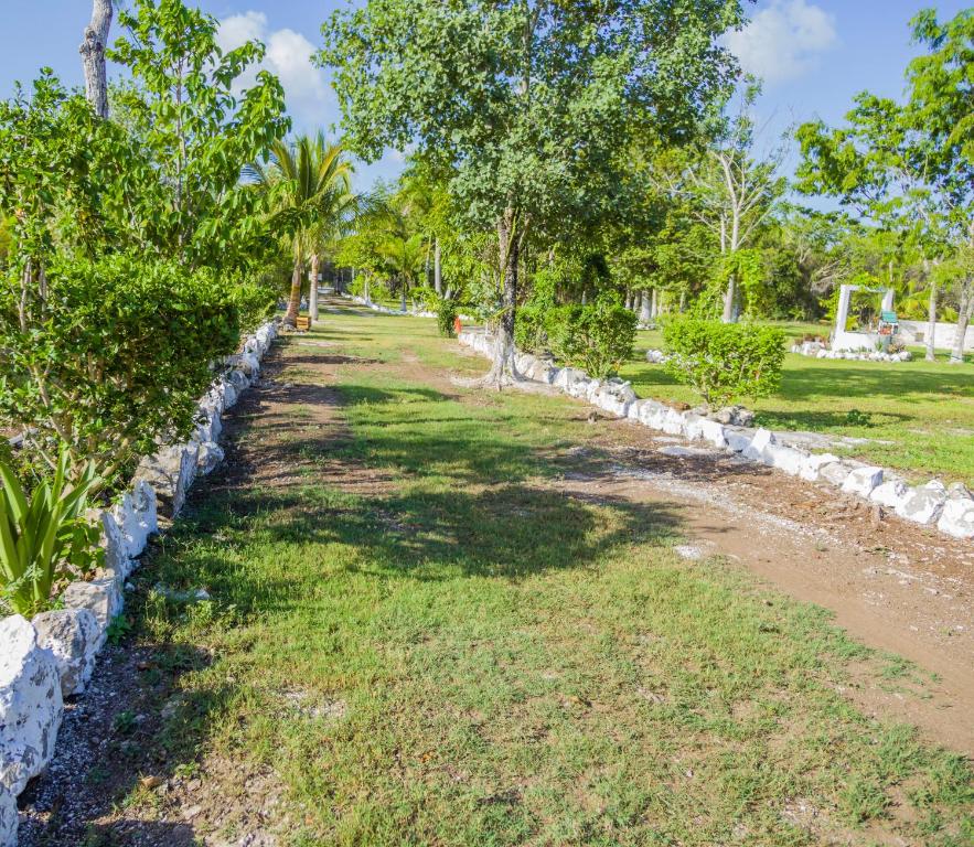Zahrada ubytování Aldea Isla Sagrada